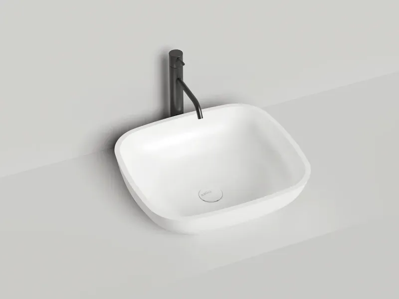 Накладная раковина Salini Gloria 08 S-Stone 1102208M 50см белый матовый Накладная раковина Salini Gloria 08 S-Stone 1102208M 50см белый матовый