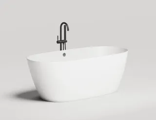 Ванна из искусственного камня Salini Sofia Light S-Sense 103711G 165x75см белый глянцевый Ванна из искусственного камня Salini Sofia Light S-Sense 103711G 165x75см белый глянцевый