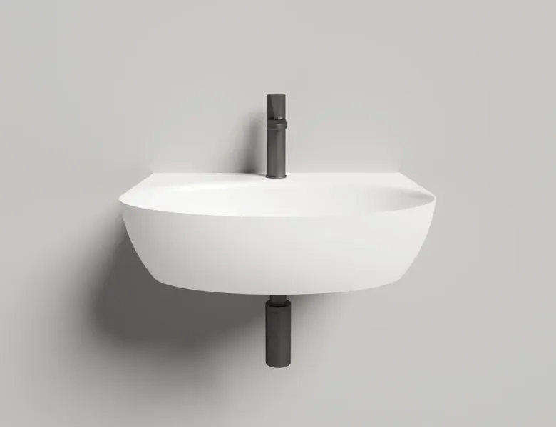 Подвесная раковина Salini Alda Wall 02 S-Sense 140312G 58см белый глянцевый
