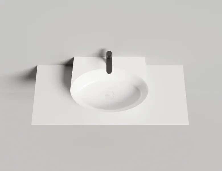 Подвесная раковина Salini Alda Wall 02 S-Sense 140312G 58см белый глянцевый