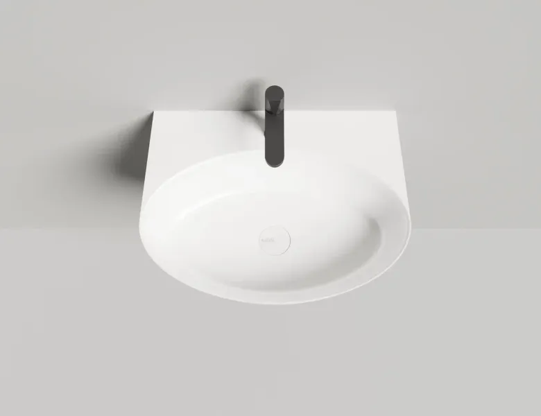 Подвесная раковина Salini Alda Wall 02 S-Sense 140312G 58см белый глянцевый