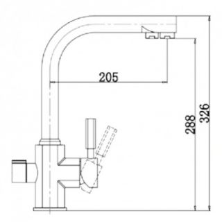 Смеситель для кухни Kaiser Decor 40144-9 Смеситель для кухни Kaiser Decor 40144-9