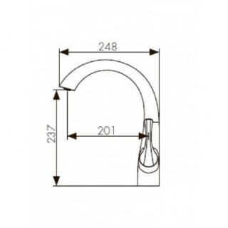 Смеситель для кухни KAISER Comba 48033-1 Смеситель для кухни KAISER Comba 48033-1