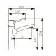 Смеситель для раковины KAISER Stick 49111 Смеситель для раковины KAISER Stick 49111