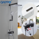 Душевая стойка Gappo G2481 чёрный/хром Душевая стойка Gappo G2481 чёрный/хром