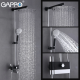 Душевая стойка Gappo G2481 чёрный/хром Душевая стойка Gappo G2481 чёрный/хром