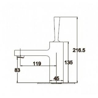 Смеситель для раковины KAISER Vista 65011