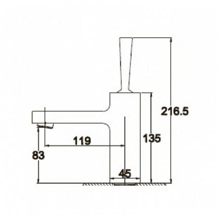 Смеситель для раковины KAISER Vista 65011