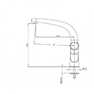Смеситель для кухни Kaiser Calla 71044 Смеситель для кухни Kaiser Calla 71044