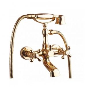 Смеситель для ванны с душем KAISER Carlson Style 44222-3/44223-3 GOLD Смеситель для ванны с душем KAISER Carlson Style 44222-3/44223-3 GOLD