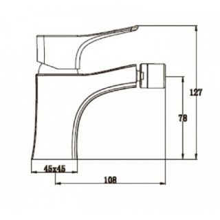 Смеситель для биде KAISER Clever 76088