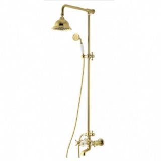 Душевая стойка KAISER 90190-3 Gold/мет Душевая стойка KAISER 90190-3 Gold/мет