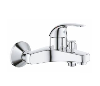 Смеситель для ванны GROHE BauCurve, настенный монтаж (23599000) Смеситель для ванны GROHE BauCurve, настенный монтаж (23599000)