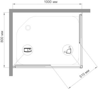Душевой уголок Royal Bath HKD 100x80см белый RB8100HPD-C Душевой уголок Royal Bath HKD 100x80см белый RB8100HPD-C