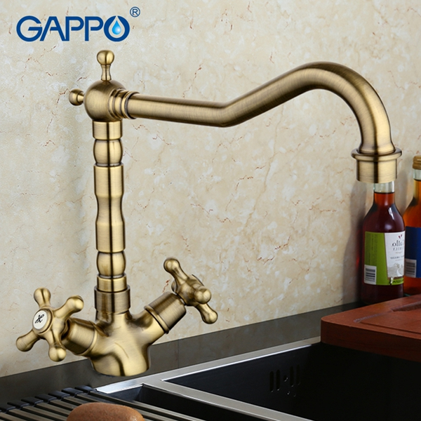 Смеситель для кухни Gappo G4063-4 бронза Смеситель для кухни Gappo G4063-4 бронза