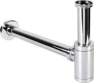 Сифон для раковины SantiLine SL-114 боковой выпуск хром Сифон для раковины SantiLine SL-114 боковой выпуск хром