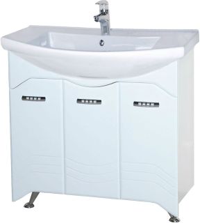 Тумба под раковину Bellezza Дрея 85см белый 00000010102 Тумба под раковину Bellezza Дрея 85см белый 00000010102