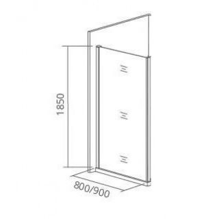 Неподвижная боковая стенка Good Door NEO SP-100-C-CH Неподвижная боковая стенка Good Door NEO SP-100-C-CH