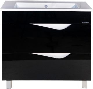 Тумба под раковину Bellezza Эйфория 85см черный 00000010227 Тумба под раковину Bellezza Эйфория 85см черный 00000010227
