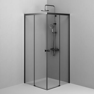 Душевой уголок Am.Pm X-joy W94G-403-9090-BТ1К 90x90 см без поддона чёрный матовый