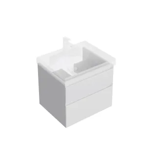 Тумба под раковину Kerama Marazzi Кубо KMCuCb60MWh2 60 см белый матовый