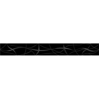 Бордюр Azori Vela 587111002 Nero «Stella» 6,2х50,5 (42шт)