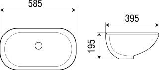 Раковина подвесная WW SK Арт. DEILBACH 6030 10000003899
