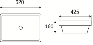 Раковина подвесная WW SK Арт. DEILBACH 6051 10000003893