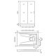 Душевая дверь Good Door Puerta WTW-140-C-CH стекло прозрачное