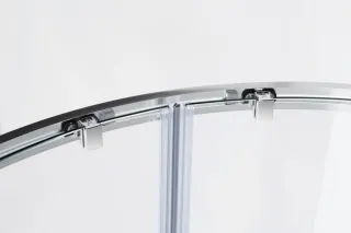 Душевой уголок Cezares Molveno MOLVENO-R-22-100+20-C-Cr-IV 120x120 см профиль хром стекло прозрачное