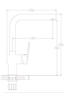 Смеситель для кухни Agger Strong A1400100