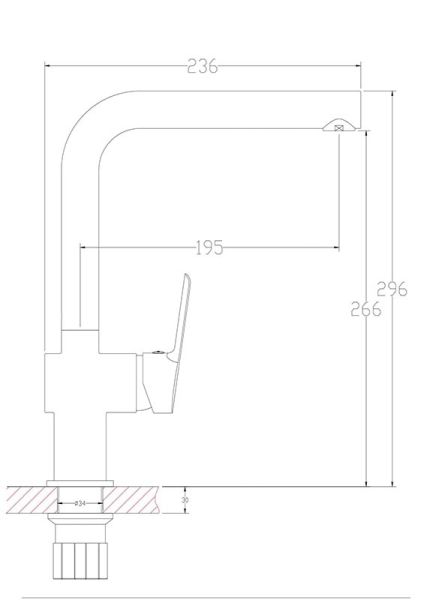 Смеситель для кухни Agger Strong A1400100