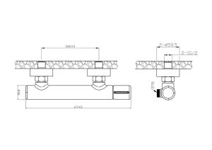 Смеситель для душа Agger Slim A2220000