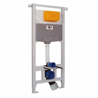 Инсталляция для унитаза Oli 120 ECO Sanitarblock pneumatic 879235pSA00 панель слива Salina хром