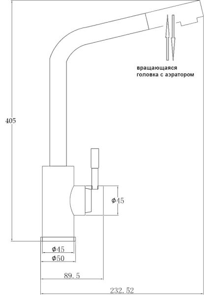 Смеситель для кухни ZORG Steel Hammer SH 5161 INOX Смеситель для кухни ZORG Steel Hammer SH 5161 INOX