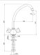 Смеситель для кухни Paini Classica BKCR570AEFFKM хром