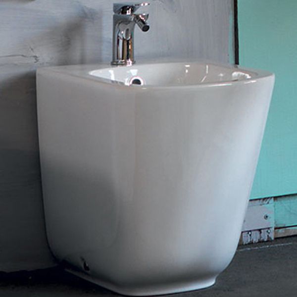 Биде напольное Kerasan Tribeca 512030 белое