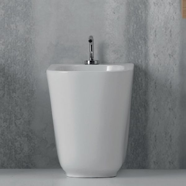 Биде напольное Kerasan Tribeca 512030 белое