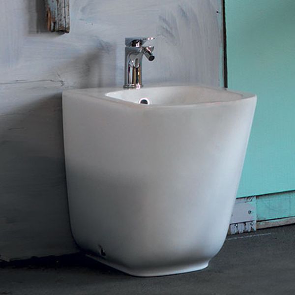 Биде напольное Kerasan Tribeca 512030 белое