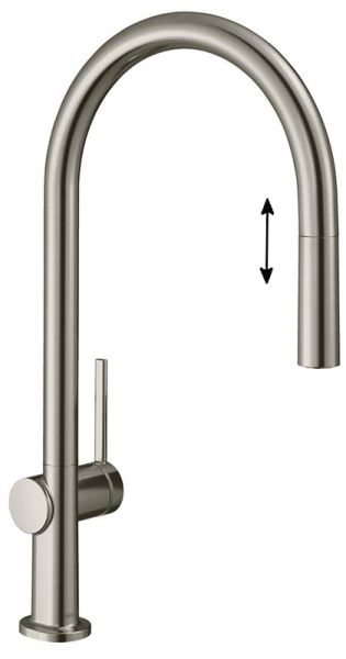 Смеситель Hansgrohe Talis M54 72802800 для кухни сталь