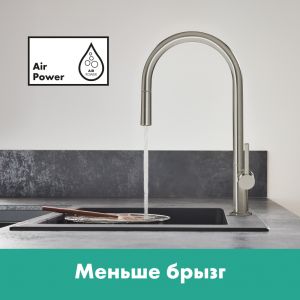 Смеситель Hansgrohe Talis M54 72802800 для кухни сталь