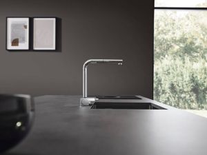 Смеситель Hansgrohe Aquno Select M81 73830000 для кухни хром