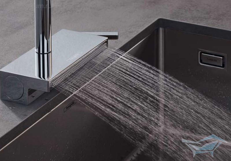 Смеситель Hansgrohe Aquno Select M81 73830000 для кухни хром