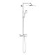 Душевая  стойка с термостатом Grohe Rainshower SmartActive 310 26647LS0 белая луна/хром