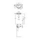 Раковина SIMAS Arcade AR035bi*1dx белая 37.5 см