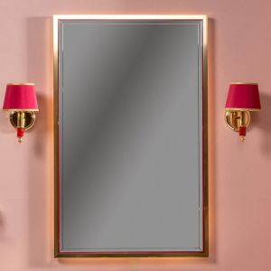 Зеркало Armadi Art Monaco 70см бордо/золото 566-RG