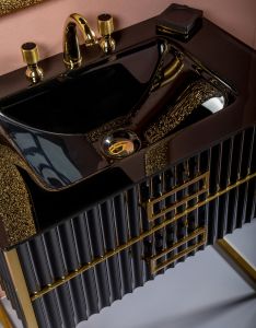 Раковина Armadi Art Monaco 80см чёрный 852-080-B
