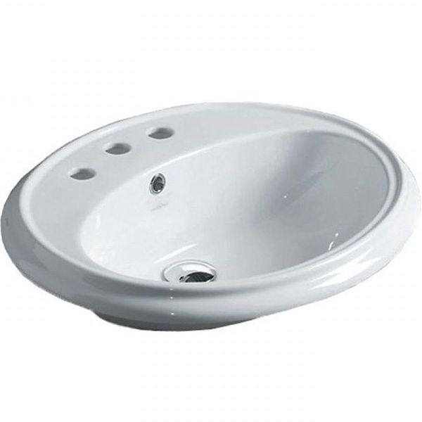 Раковина SIMAS Arcade AR859bi*3 белая 61 см