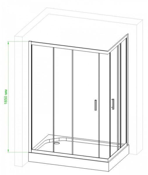 Душевой уголок Royal Bath HPD 120x100см хром RB1120HPD-T-CH Душевой уголок Royal Bath HPD 120x100см хром RB1120HPD-T-CH