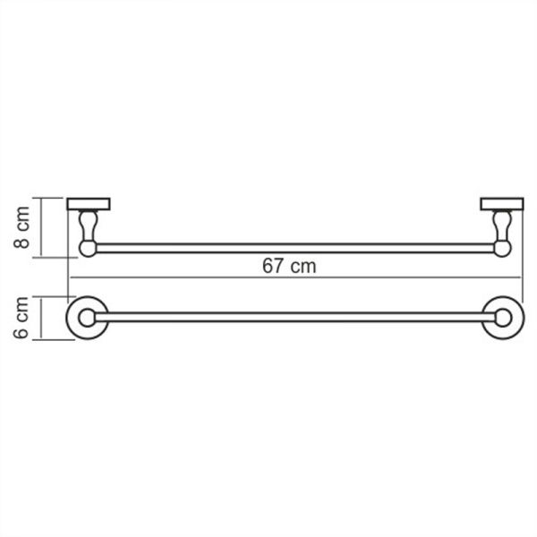 WasserKRAFT Полотенцедержатель-кольцо K-6930